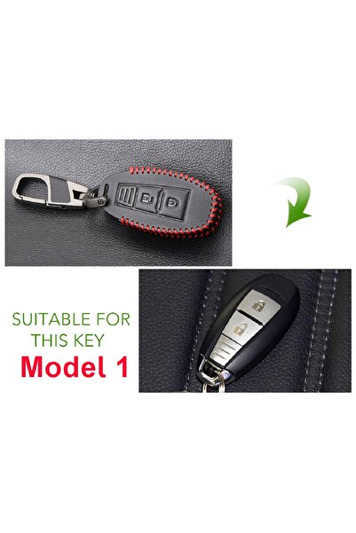 VTH Eco-leather key case - Suzuki S-Cross / Vitara / Swift / SX4 / Ignis