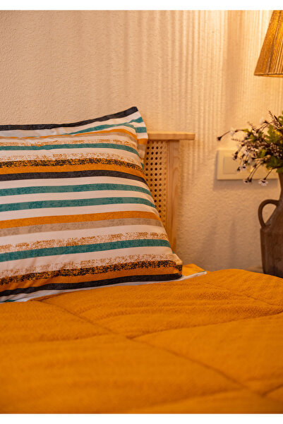 Evim Alves Double Sided Double Duvet Cover Set Orange 200X220Cm