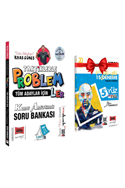 Yargı Yayınları İlyas Güneş Taktiklerle Problemler Konu Anlatımlı Soru Bankası+ Polinomlar