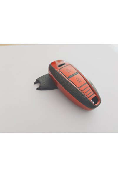 OEM Red Key Cover for Suzuki Vitara, Swift, Ignis, Kizashi, SX4, Baleno, Ertiga, Samurai, S-Cross