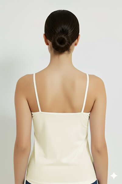 HNX Cotton Collar Lace Thin Strap Women's Tank Top