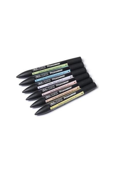 Winsor Newton Winsor & Newton Promarker Pen Set 6 Colors Pastel Tones Set Pastel Shades