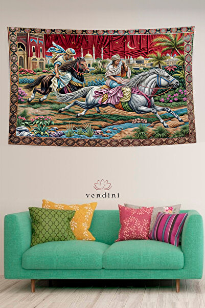 Vendini Vintage Series Princess Escape from the Palace Wall Tapestry Wall Covering Wall Tapestry