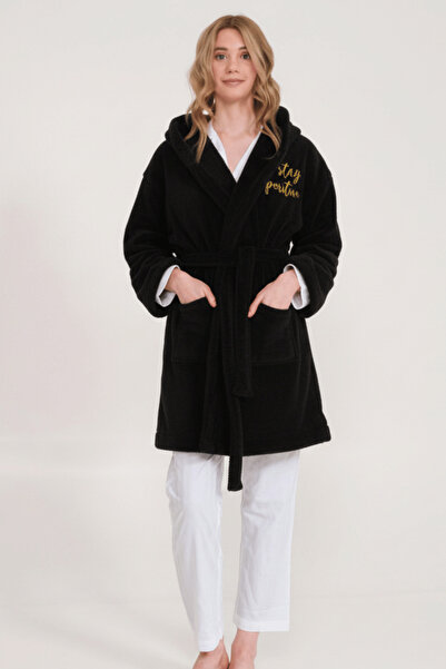 Miespiga Welsoft Hooded Plush Women's Dressing Gown