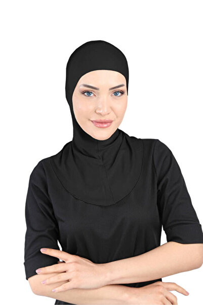 Ecardin Hijab respirabil cu guler pentru gât - Hijab Clima Fit din țesătură d...