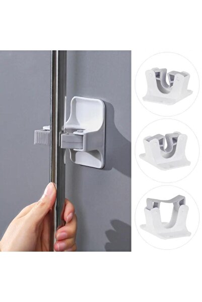 isometric 4 Adet Yapışkanlı Pratik Mop Temizlik Fırçası Temizlik Sopası Tutuc...