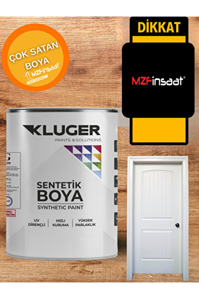 MZF Beyaz-Siyah Mat-Parlak Sentetik Amerikan-Panel Kapı-Ahşap-Dolap-Masa-Kapa...