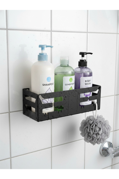 TASAGRAM Raft pentru baie Organizator pentru baie Raft pentru baie Suport pentru șampon Umeraș pentru baie