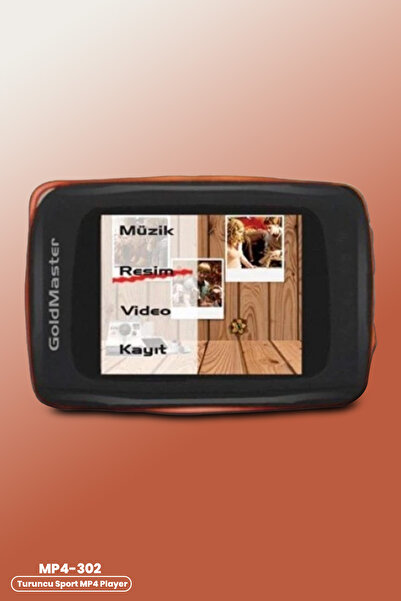 GOLDMASTER Mp4-302 2gb Turuncu Sport Mp3/mp4 Player