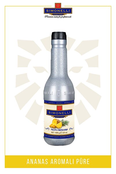 Simonelli Meyve Püresi Ananas Aromalı 1000 G
