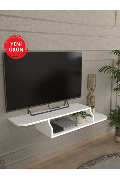 Dekorister Macros Tv Sehpası Beyaz 120 cm