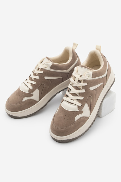 Marjin Women's Sneaker Multi-Piece Sports Shoes Gosfin Mink Suede