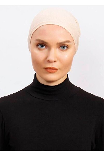 Ecardin بونيه سهل الارتداء ومريح للحجاب - ST257 بيج