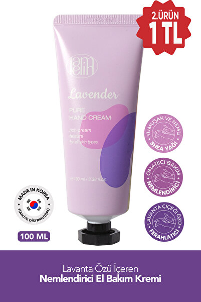 Lamelin Lavanta Özü İçeren Nemlendirici El Bakım Kremi Lamelin Pure Hand Crea...