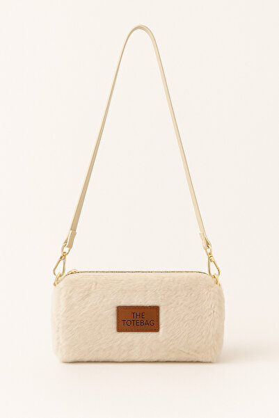 Nova Cream Plush Mini Shoulder & Crossbody Bag – the Totebag Model