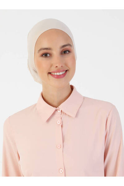 Ecardin حجاب عملي فائق النحافة - حجاب إسلامي من قماش يسمح بالتهوية - طراز 356 بيج