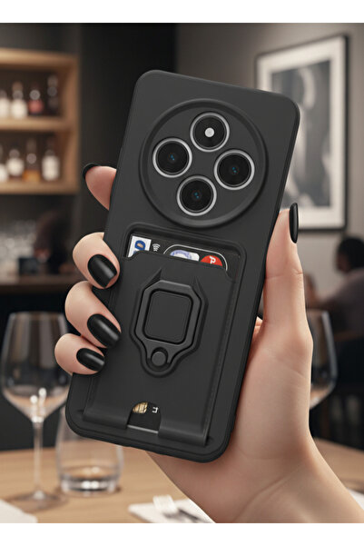 TechTrove Xiaomi Redmi 14C Kılıf Kamera Koruma Sürgülü Kartvizitli Kartlıklı ...
