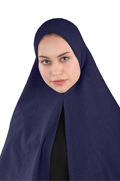Ecardin جليتر بريميوم Scarfs Hijab Turban - St 558 أزرق داكن