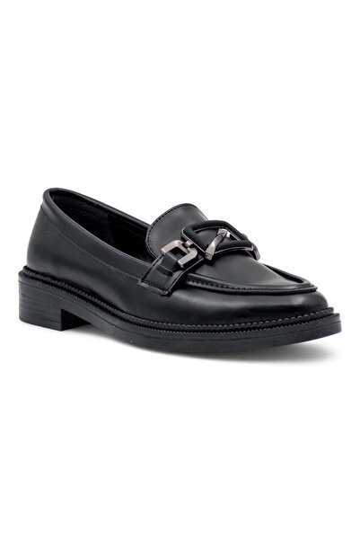 TRENDY 0705 Buckle Detail Women's Loafer