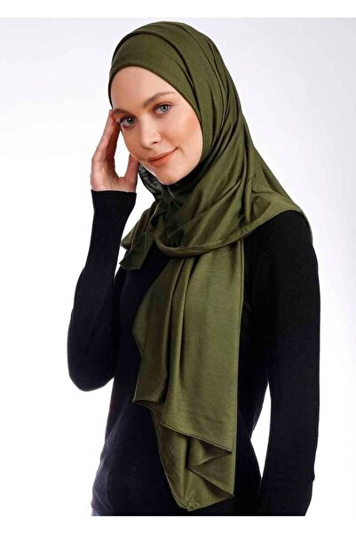 Ecardin Σάλι από χτενισμένο βαμβάκι - St 131 Χακί