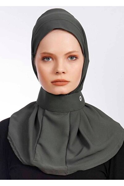 Ecardin Креп-тканина Шарф з лікрами - St 235 Хакі