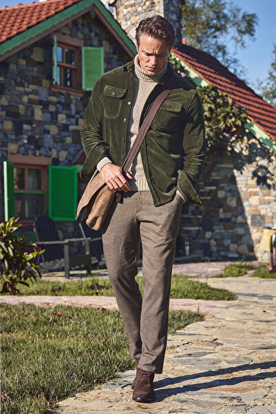 SMILE Gunnar Green Cotton Top Shirt