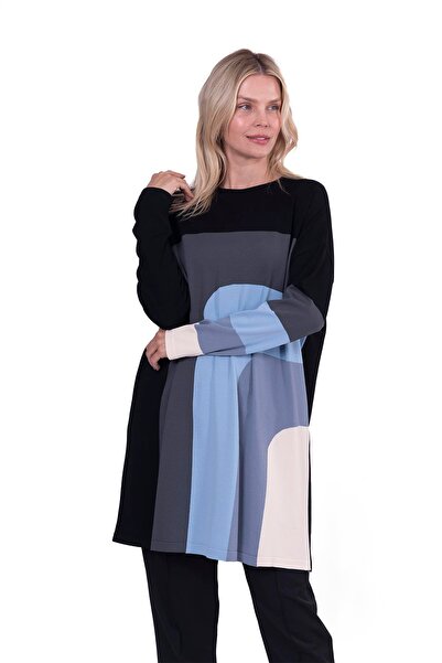 Invee Şeker Knitwear Tunic Black