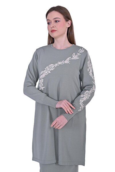 Invee Πλεκτό Güldalı Τουνίκ ΜΑΥΡΟ