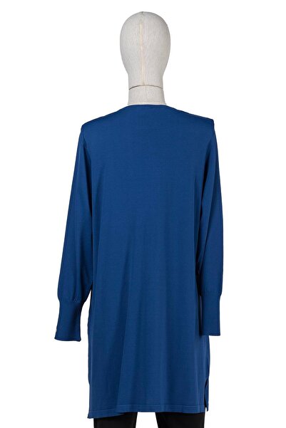 Invee Classic Knitwear Tunic Sax