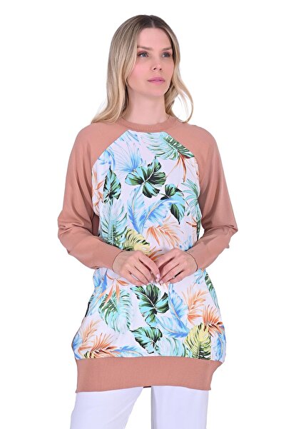 Invee Υφασμάτινο Πλεκτό Τουνίκ ΟΥΛΟ ΠΙΝΟΚΟΝΙΑ