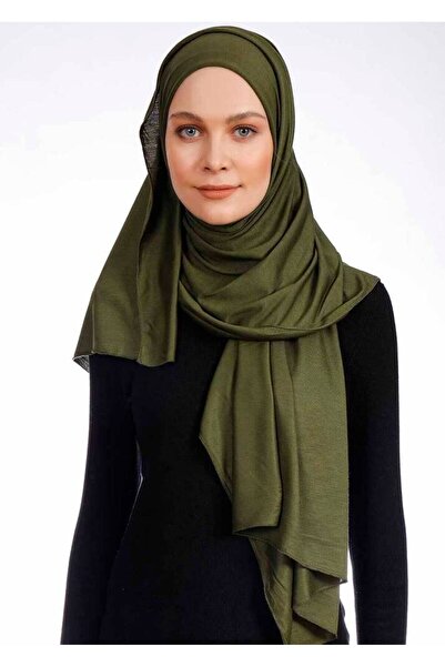 Ecardin Σάλι από χτενισμένο βαμβάκι - St 131 Χακί