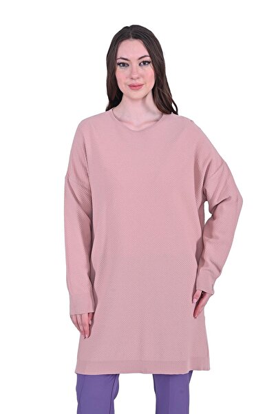 Invee Petibor Knitwear Tunic Salmon