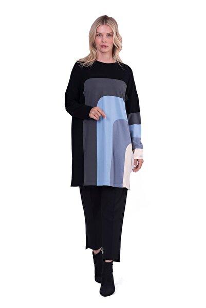 Invee Şeker Knitwear Tunic Black
