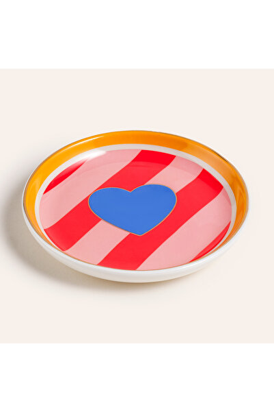 Zsa Zsa Zsu Luohu Porselen Tabak 10x10x1 Cm Renkli