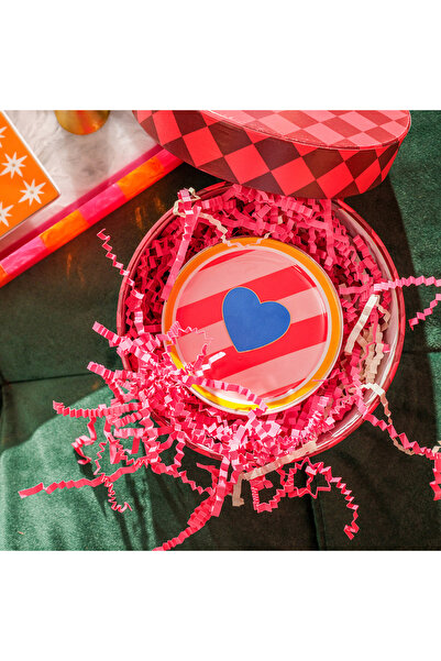 Zsa Zsa Zsu Luohu Porselen Tabak 10x10x1 Cm Renkli