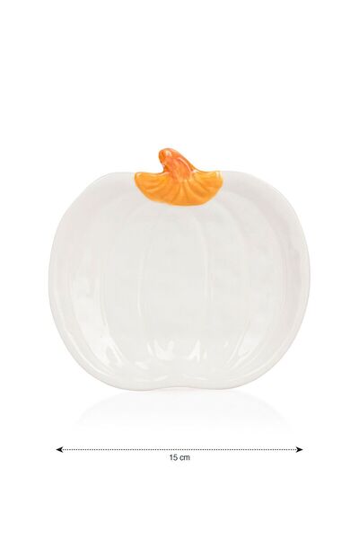 LC Waikiki LCW HOME Ekru Bal Kabağı Figürlü Tabak 15 Cm