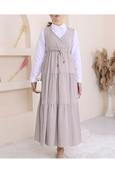 Modamorfo Zero Sleeve Piece Tunnel Lace Gilet