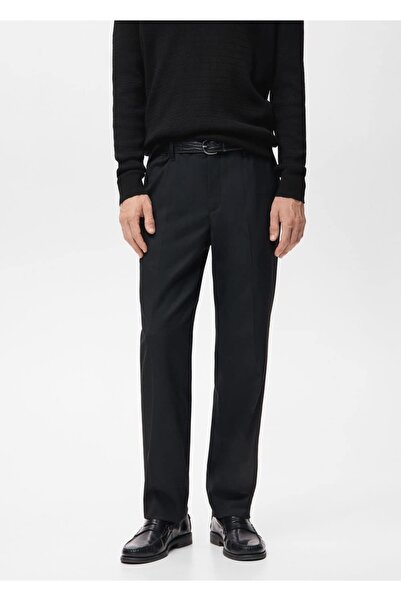 MANGO Man Düz kesim dökümlü pantolon