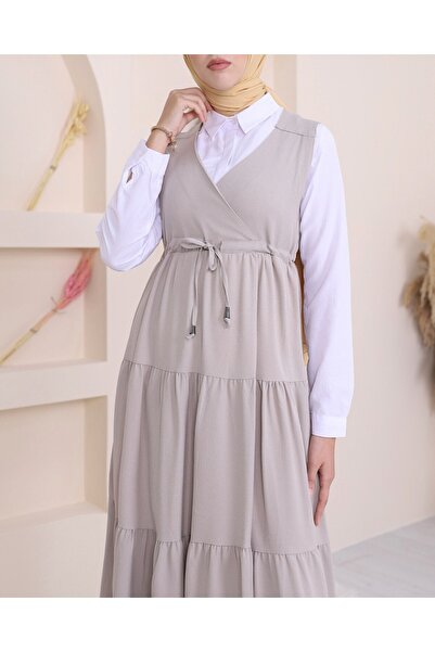 Modamorfo Zero Sleeve Piece Tunnel Lace Gilet