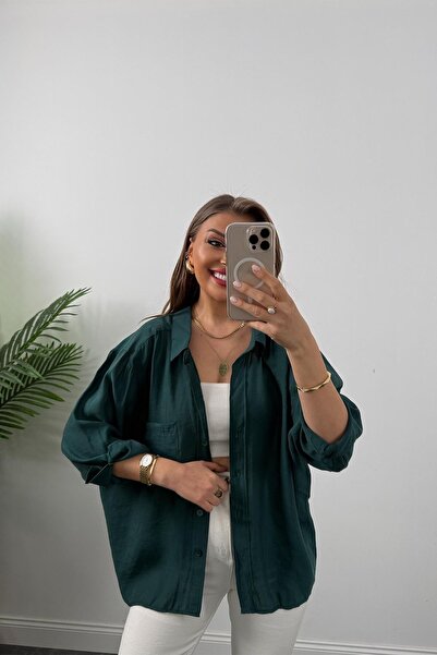 Lady Pixie Cămașă oversize din țesătură de vară fără umăr