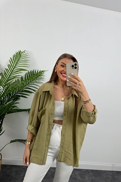 Lady Pixie Καλοκαιρινό υφασμάτινο πουκάμισο εκτός ώμου