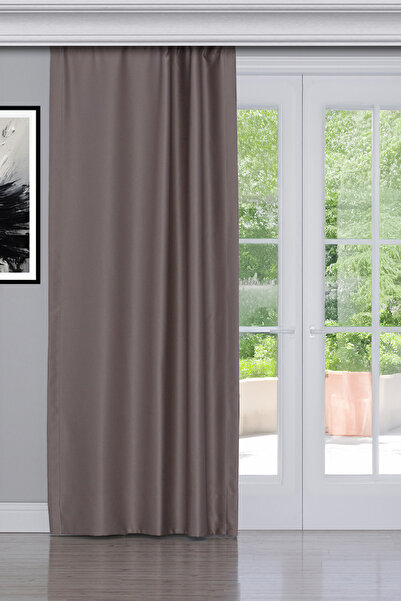 Gauze Fabric Design خلفية تعتيم رمادية معدنية - ميزة تعتيم الستارة