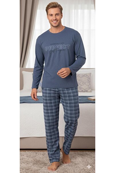 Sude HOMEWEAR Set de pijamale cu mânecă lungă pentru bărbați