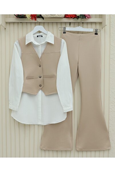 Modamorfo Сумка з деталями на кнопках, жилет для дайвінгу - бежевий