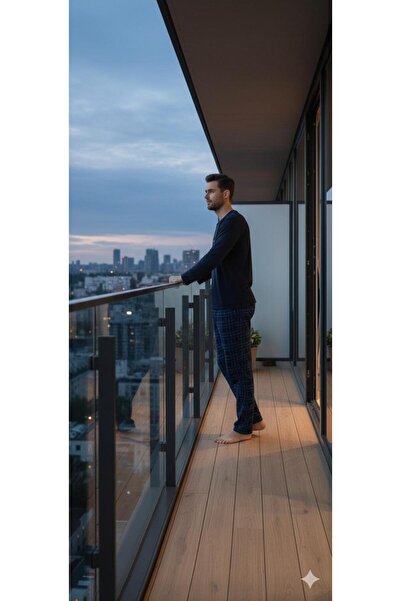 Sude HOMEWEAR Чоловічий комплект піжами з довгим рукавом