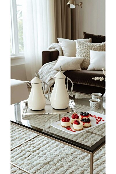 Generic Coffee and tea thermos set with an elegant and practical serving tray.