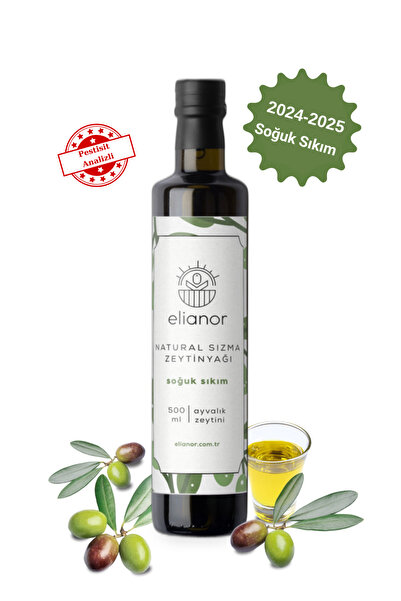 Elianor Soğuk Sıkım Natürel Sızma Zeytinyağı 500ml
