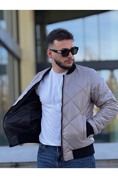 KINGAF معطف رجالي مزدوج الجوانب