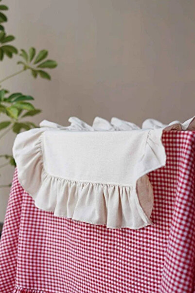 KaiHome Βαμβακερό Ακατέργαστο Λινό Frilly Runner 55x160cm