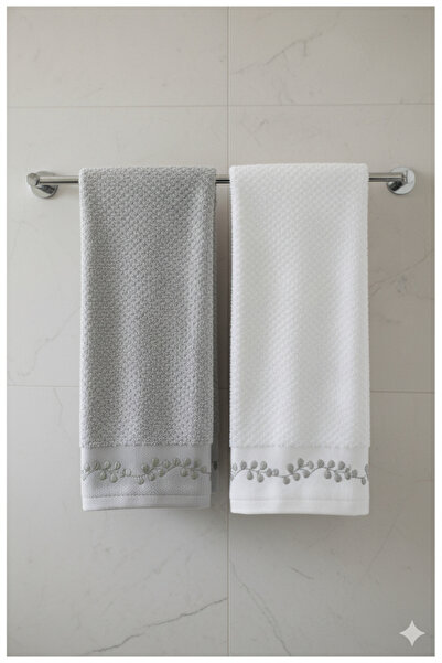 Özdilek Filgo Floral 2-Piece Boxed Towel
